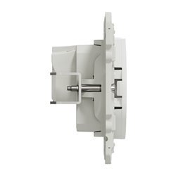 Prise de courant 2P Odace S525033 Blanc brillant 