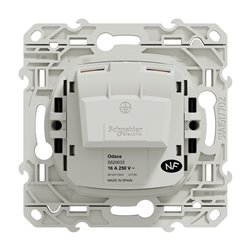 Prise de courant 2P Odace S540033 Anthracite 