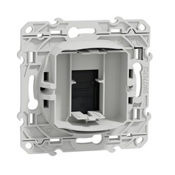 Prise pour RJ45 sans connecteur (empreinte Infraplus) Odace S540400 Anthracite 