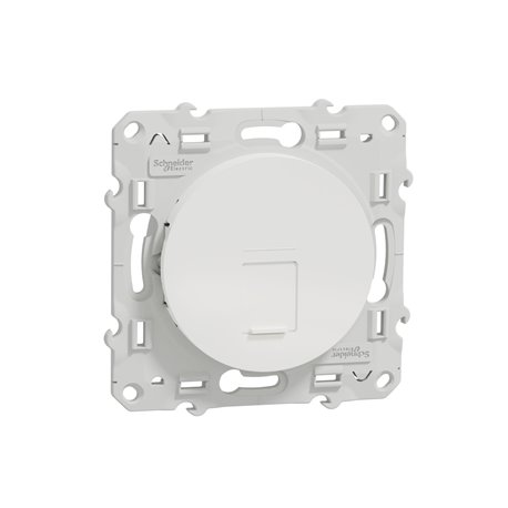 Prise pour RJ45 Odace S520400 Blanc 