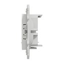 Prise pour RJ45 Odace S520400 Blanc 