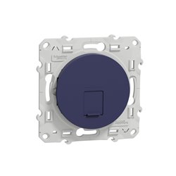 Prise pour RJ45 empreinte infraplus Odace S550400 Bleu cobalt 