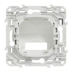 Prise optique Odace S520405 Blanc 2 sorties