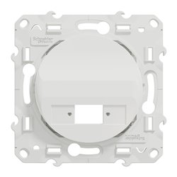 Prise optique Odace S520404 Blanc 1 sortie