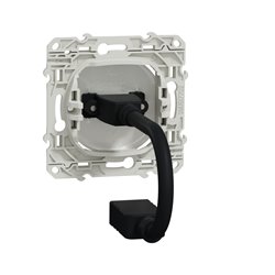 Prise HDMI type A Odace S520462 Blanc grade 1 (informatique + tél)
