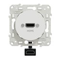 Prise HDMI type A Odace S520462 Blanc grade 1 (informatique + tél)