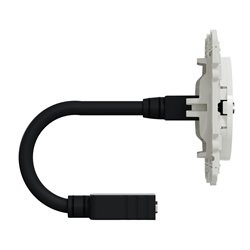 Prise HDMI type A Odace S520462 Blanc grade 1 (informatique + tél)