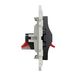 Prise haut-parleurs Odace S540488 Anthracite 2 sorties