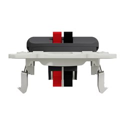 Prise haut-parleurs Odace S540487 Anthracite 1 sortie