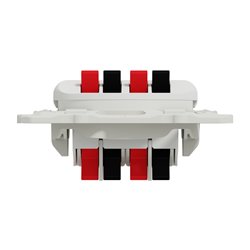 Prise haut-parleurs Odace S520488 Blanc 2 sorties