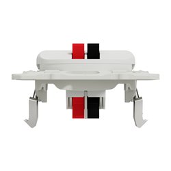 Prise haut-parleurs Odace S520487 Blanc 1 sortie