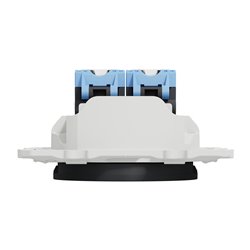 Prise double RJ45 (8 contacts) Cat.6 Odace S540485 Anthracite grade 1 (informatique + tél)