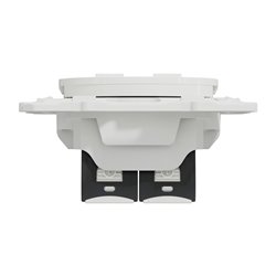 Prise double RJ45 (8 contacts) Cat.6 Odace S520485 Blanc brillant grade 1 (informatique + tél)