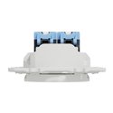 Prise double RJ45 (8 contacts) Cat.6 Odace S520485 Blanc brillant grade 1 (informatique + tél)
