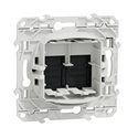 Prise double pour RJ45 sans connecteur (empreinte Infraplus) Odace S540410 Anthracite 
