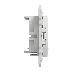 Prise double pour RJ45 Odace S520410 Blanc 