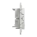 Prise double pour RJ45 Odace S520410 Blanc 
