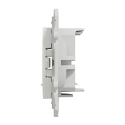 Prise double pour RJ45 Odace S520410 Blanc 