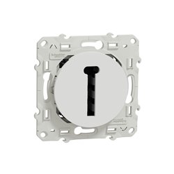 Prise de téléphone France Telecom 8 contacts Odace S520496 Blanc 