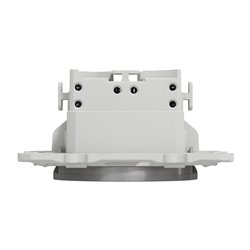 Prise de courant 2P+T française Odace S530049 Aluminium 4 connexions rapides par pôle