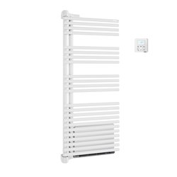 Sèche serviette eau chaude Cala Twist+Air LRNT/LNLT-IFS 547+1000 Watts, Gauche
