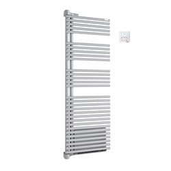 Sèche serviette eau chaude Cala Twist+Air LRNT/LNLT-IFS 672+1000 Watts, Gauche