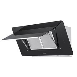 Hotte de cuisine décorative BHV1974IB murale 543 m3/h Noir 90 cm