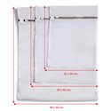 Lot de 3 filets à linge GMRALAVAGE1018 pour machine à laver ou sèche-linge