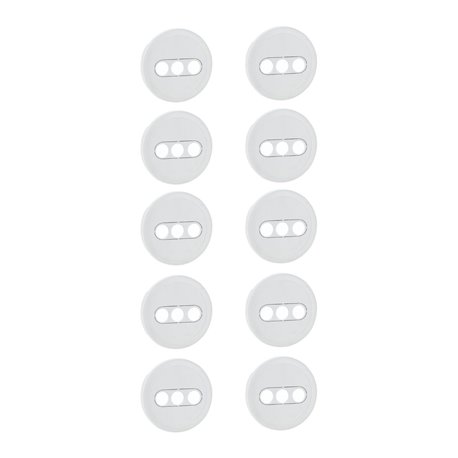 Lot de 10 enjoliveurs Celiane pour prises RCA Blanc 068213