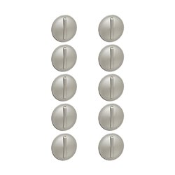 Lot de 10 enjoliveurs étroits Celiane pour interrupteur-va-et-vient-poussoir lumineux-titane 065103