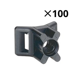 Lot de 100 embases a visser largeur : 14 mm longueur : 21,5 mm 031950