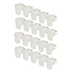 Lot de 20 fiches 2P+T 20A avec serre-cables avec etiquette avec Gencod 090114