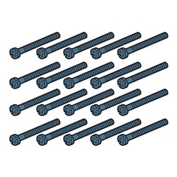 Lot de 20 vis longues pour toutes boites Batibox D3mm longueur 40mm 080197