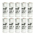Lot de 10 Fusibles domestiques 4A Avec voyant 8,5x23 mm