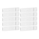 Lot de 10 brides câbles Resi9 R9H13538 pour goulotte 13 modules
