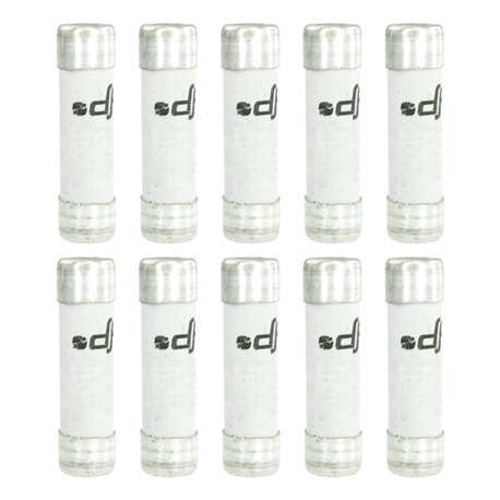 Lot de 10 Fusibles domestiques 16A Sans voyant 8,5x31,5 mm