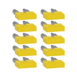 Lot de 10 cavaliers d'association de borniers Resi9 LGYT4A01 compact 