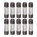 Lot de 10 Fusibles domestiques 25A Avec voyant 10,3x38 mm
