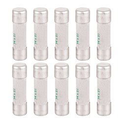 Lot de 10 Fusibles industriels Type aM 14x51 mm sans percuteur 32A