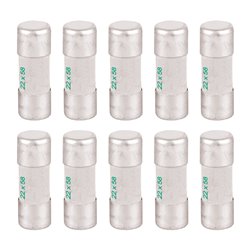 Lot de 10 Fusibles industriels Type aM 22x58 mm sans percuteur 40A