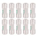 Lot de 10 Fusibles industriels Type aM 22x58 mm avec percuteur 50A
