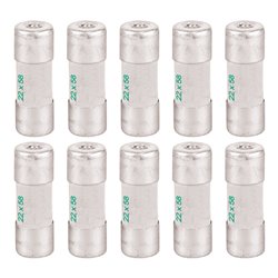Lot de 10 Fusibles industriels Type aM 22x58 mm avec percuteur 100A