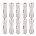 Lot de 10 Fusibles industriels Type gG 10,3x38 mm avec voyant 6A