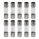 Lot de 10 Fusibles verre rapides 5x20 mm 4A