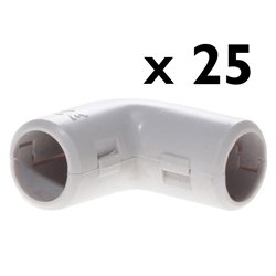Lot de 25 Coudes ouvrables Ø25 mm