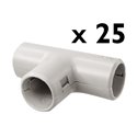 Lot de 25 Tés ouvrables Ø20 mm