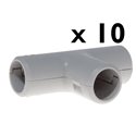 Lot de 10 Tés ouvrables Ø32 mm
