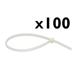 Lot de 100 Colliers incolores Ø33 mm