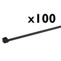 Lot de 100 Colliers noirs Ø33 mm
