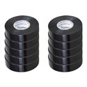 Lot de 10 Rubans isolants Noirs L20 m l19 mm